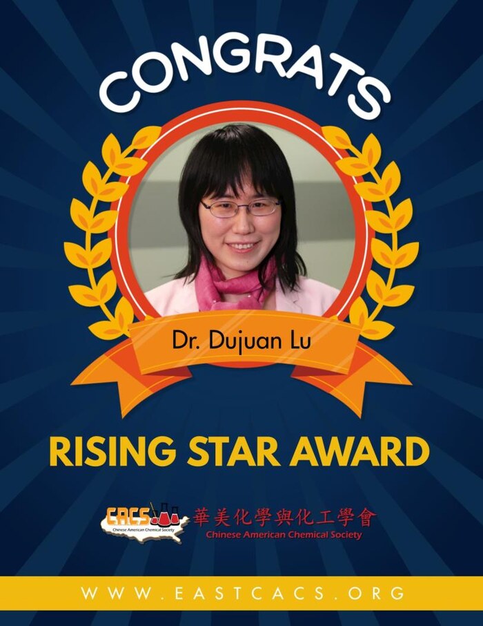 CACS Rising Star Award announcement for Dr. Dujuan Lu